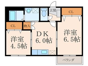 フィオ－レ長行西の物件間取画像